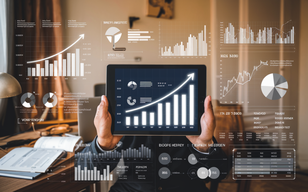 Financial growth concepts with charts, graphs, and strategic investiit.com tips for wealth building.