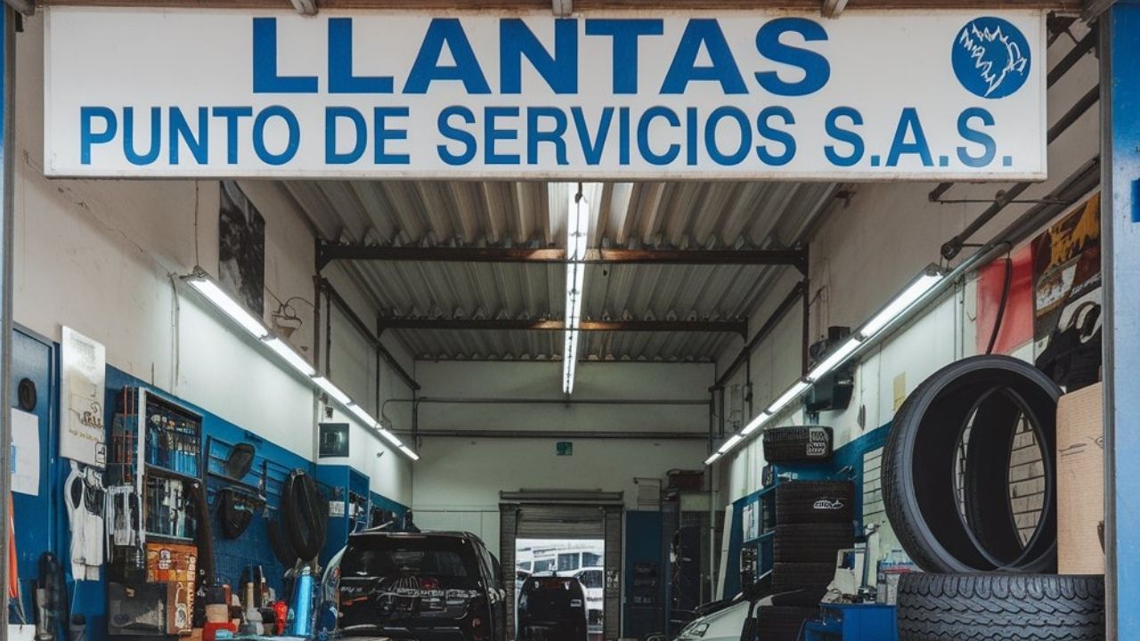 Services offered by Llantas Punto de Servicios S.A.S. for tire maintenance and quality products