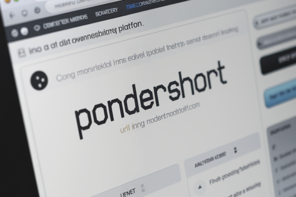 Overview of pondershort.com as a powerful link-shortening platform