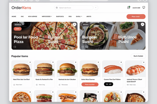 orderkens.com Online Ordering Solution