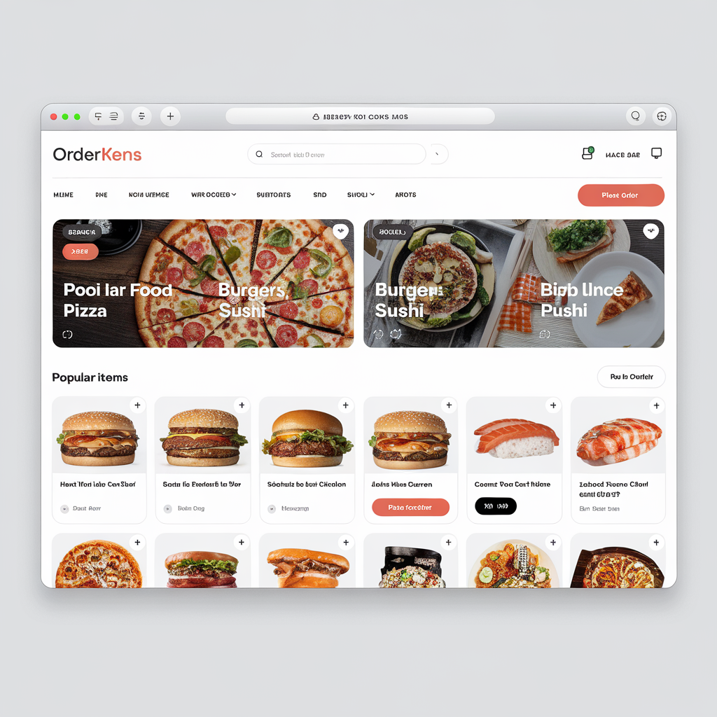 orderkens.com Online Ordering Solution