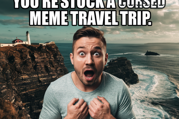 Travel experiences inspired by cursed memes from cursed-memes.com