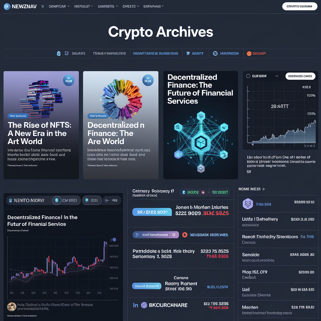 Newznav.com crypto archives, showcasing data, trends, and historical analysis in cryptocurrency