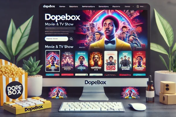 Dopebox homepage featuring streaming movies, TV shows, and user-friendly navigation.