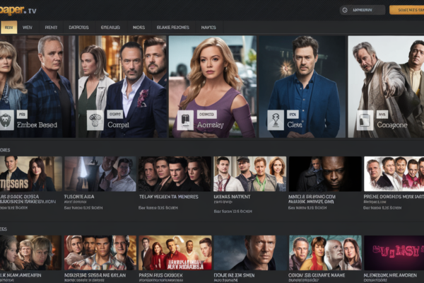 soaper.tv showcasing streaming options for TV shows and movies.