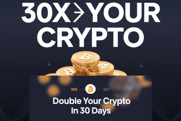 cryptocurrency trends and the crypto30x.com logo.