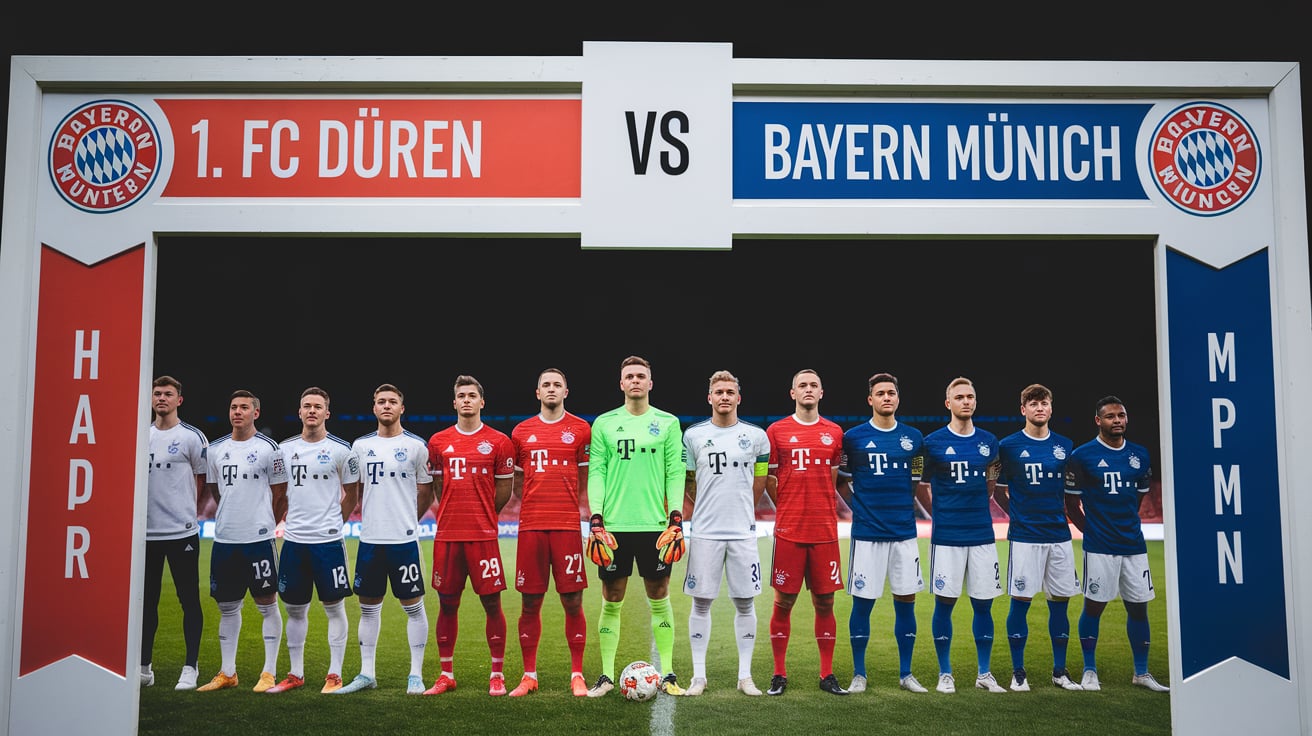 Alineaciones De 1. FC Düren Contra Bayern Munich: Análisis del Partido